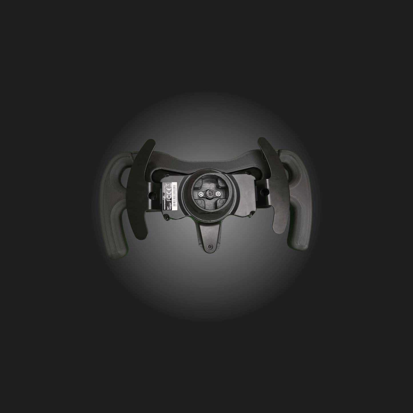 F1 wheel mod for Thrustmaster T300 RS showing sleek design, enhancing sim racing experience.