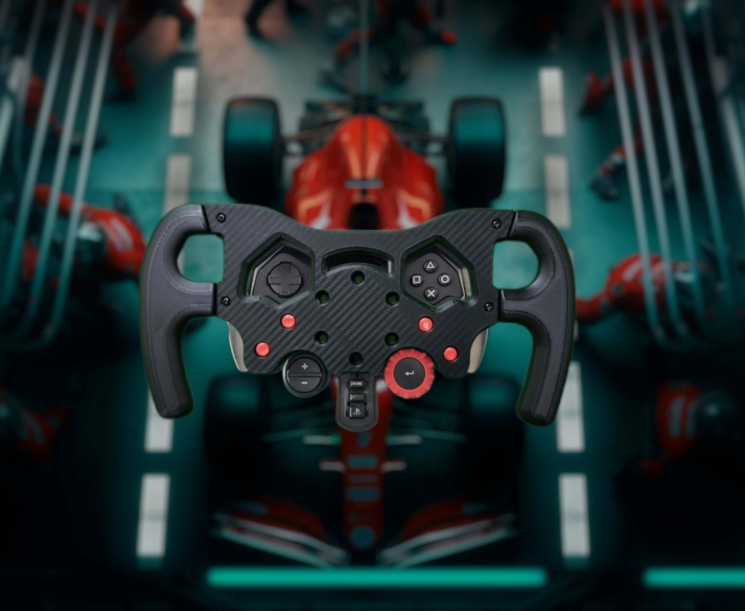 Logitech F1 PC Ultimate Bundle racing wheel controller designed for immersive sim racing experiences.