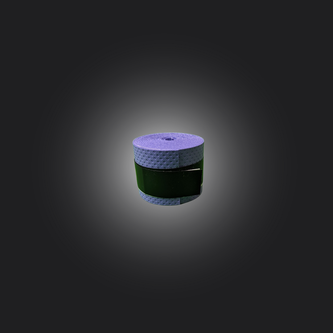 Handle grips roll in green and purple, designed for sim racing wheels for enhanced comfort and grip during gameplay.