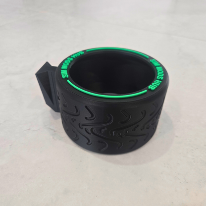 F1-Style Cup Holder for Sim Rigs – Aluminium Profile Mount