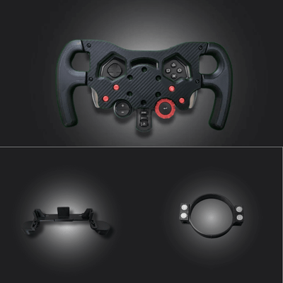 Logitech F1 PC Essentials Bundle steering wheel and dashboard phone holder mod.