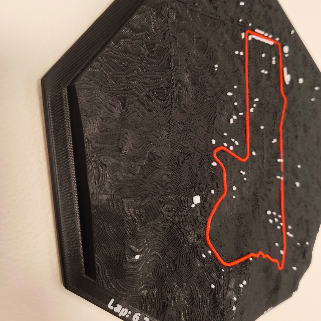 Bathurst - Race Circuit 3D Wall Display