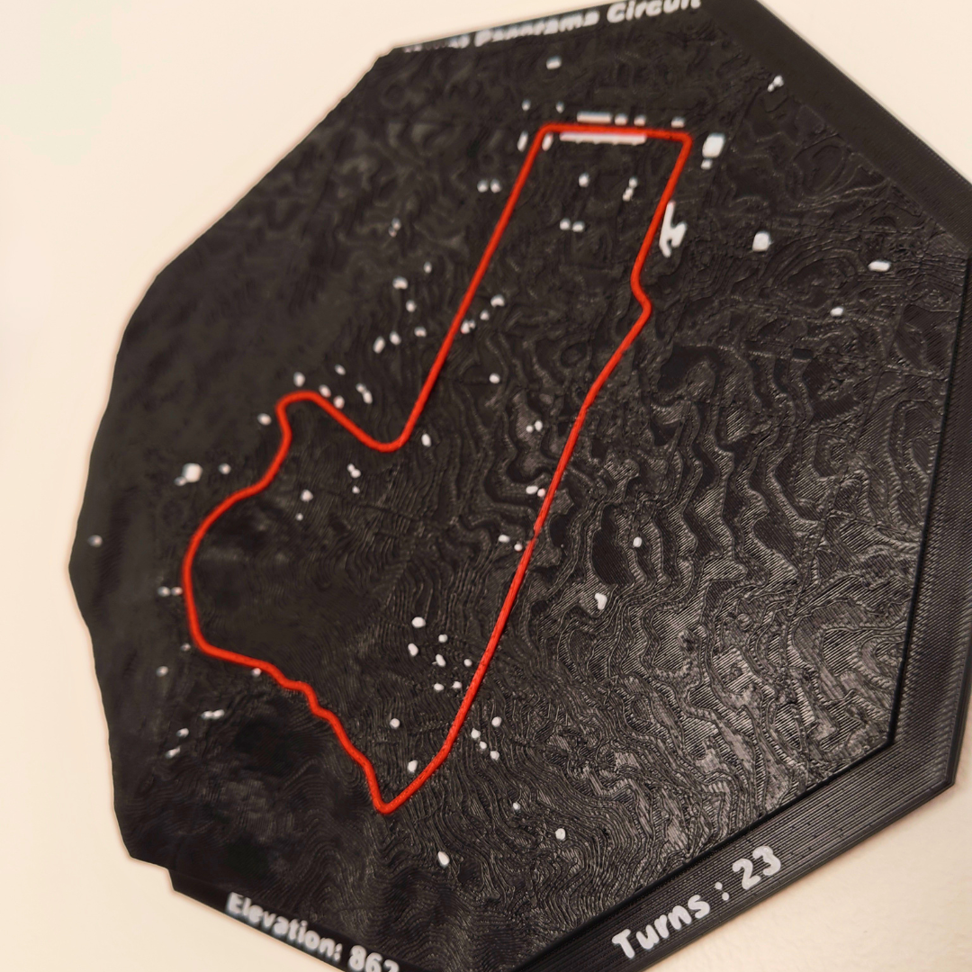 Bathurst - Race Circuit 3D Wall Display