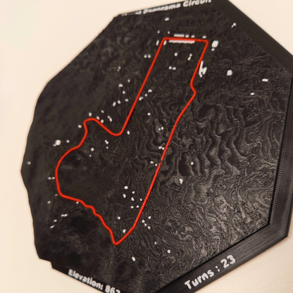 Bathurst - Race Circuit 3D Wall Display