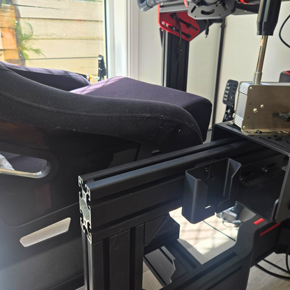 Phone Holder for Sim Rigs – Aluminium Profile Mount