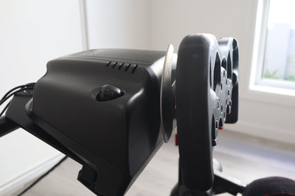 Side view of F1 Wheel Mod for Logitech G923 highlighting Shifter placement