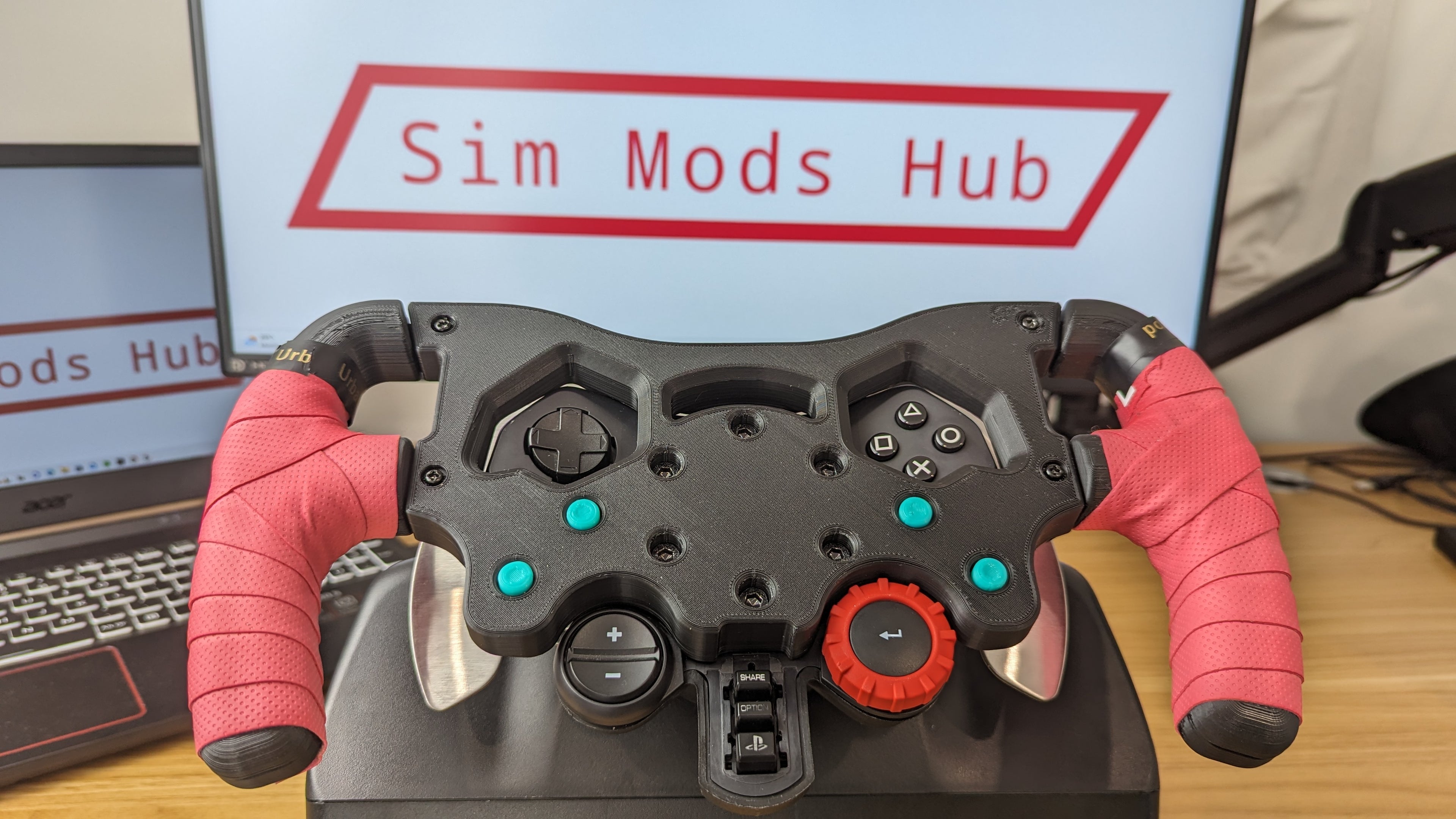 Load video: How To Install Sim Mods Hub F1 Wheel mod For Logitech G29, G923, G920