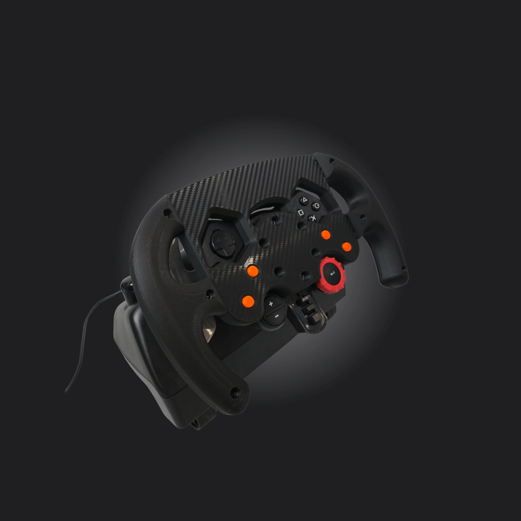 SF F1 Wheel Mod for Logitech G29/G923/G920, featuring a 28cm diameter for enhanced sim racing experience.