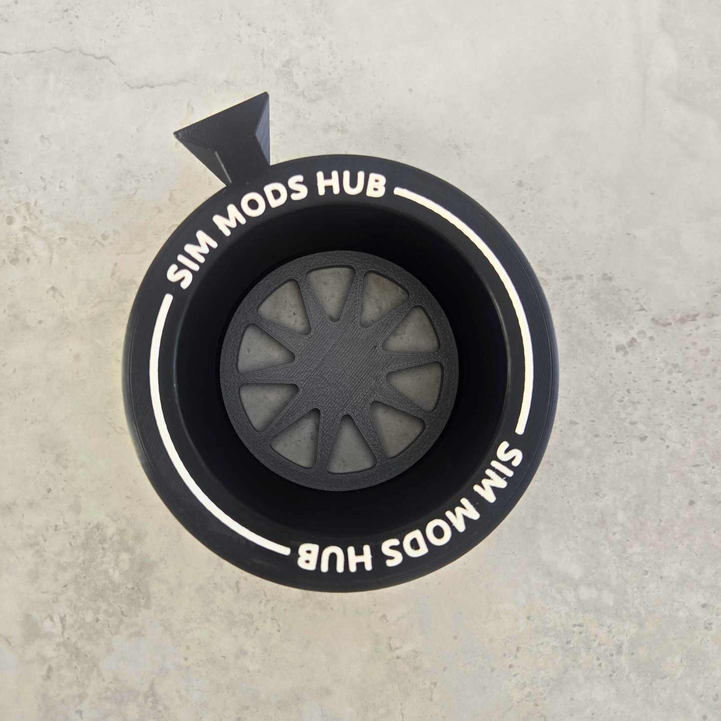 F1-Style Cup Holder for Sim Rigs – Aluminium Profile Mount