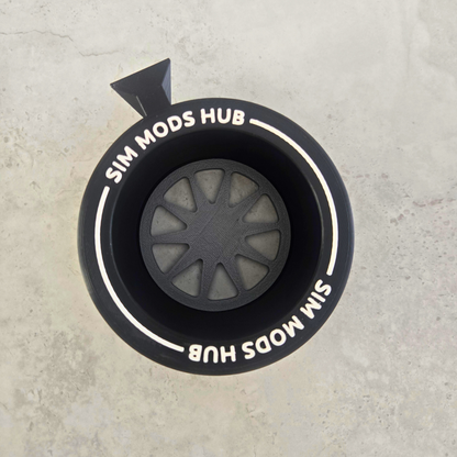 F1-Style Cup Holder for Sim Rigs – Aluminium Profile Mount